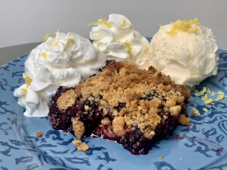 Blackberry Crumble