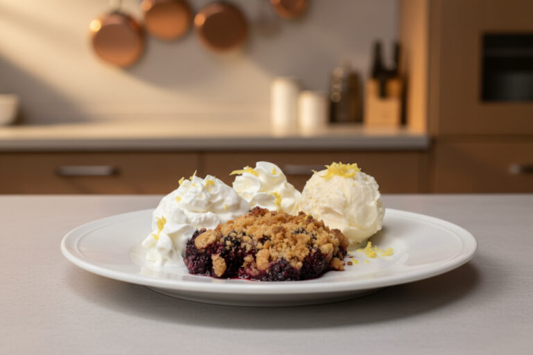 Blackberry Crumble