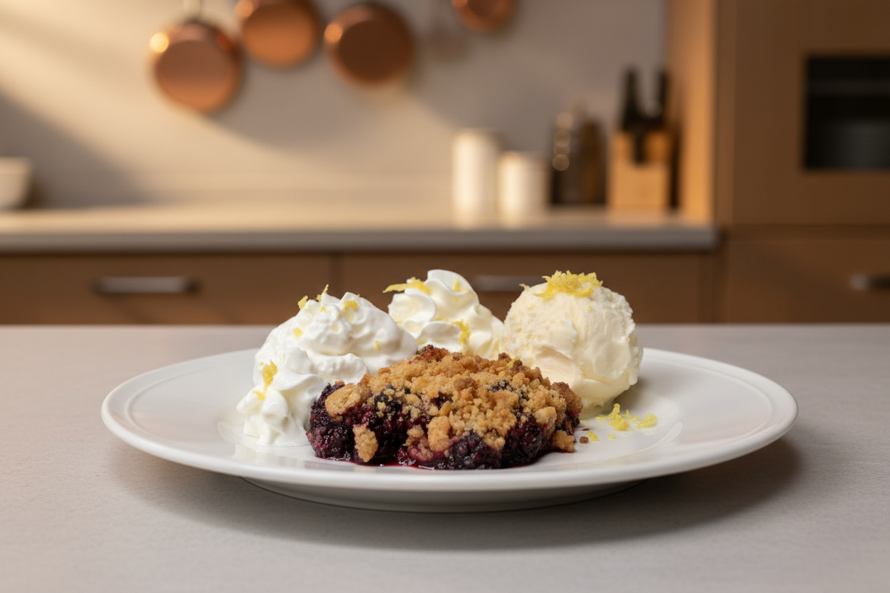 Blackberry Crumble