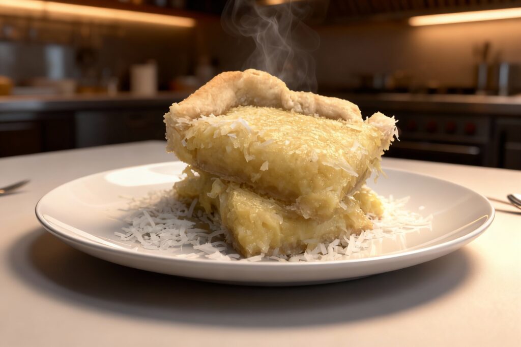 Coconut Custard Pie Squares