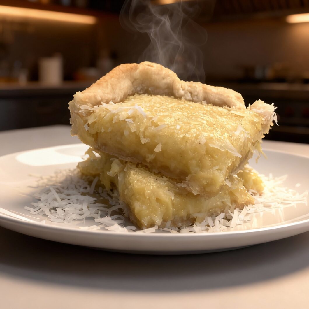 Coconut Custard Pie Squares
