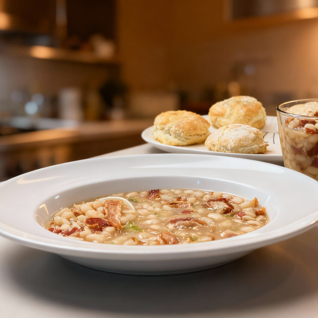 Great Northern Beans with Bacon