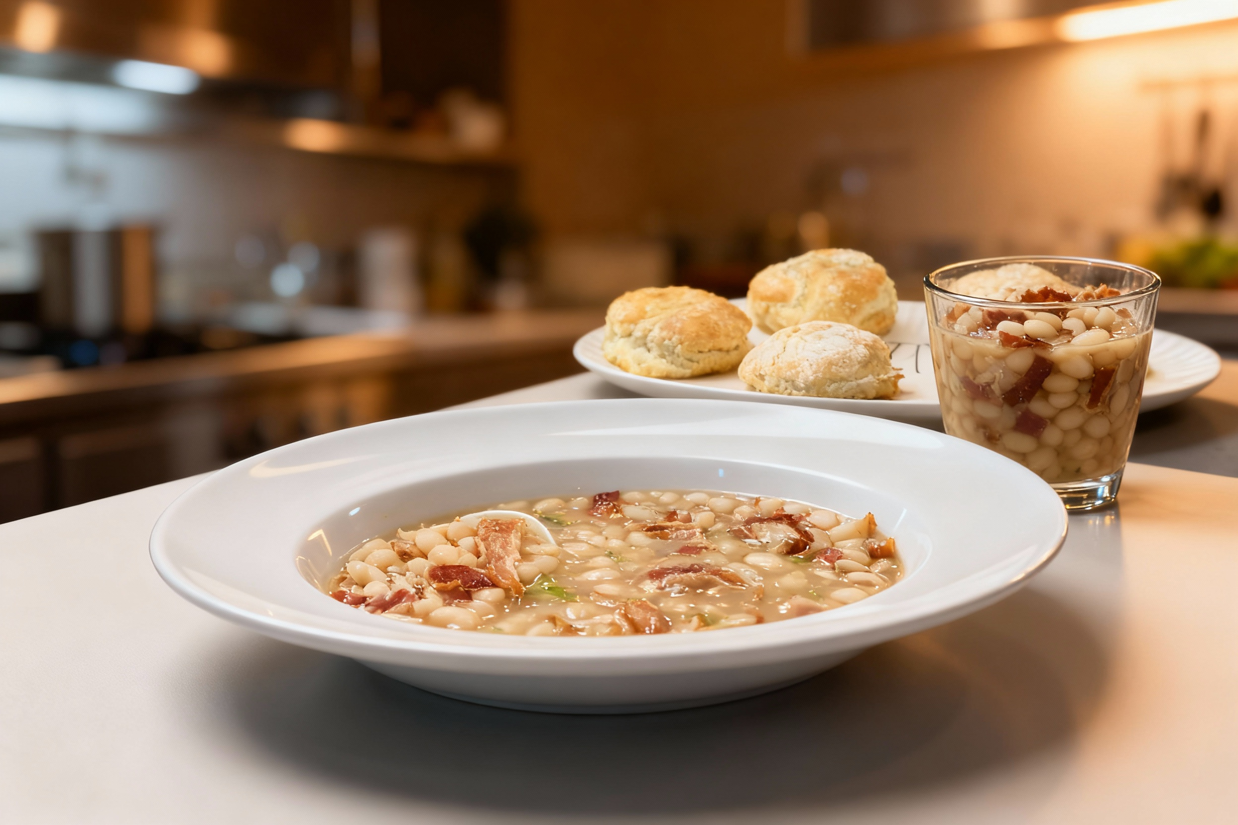 Great Northern Beans with Bacon