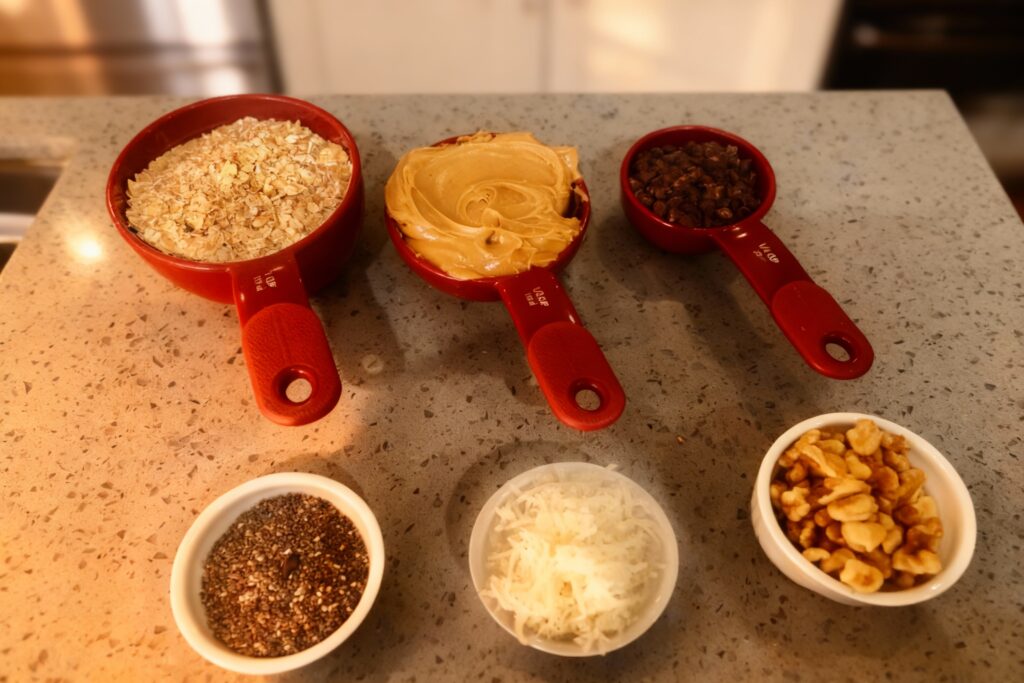 Peanut Butter and Oatmeal Protein Balls