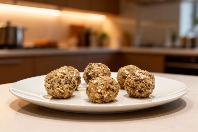 Peanut Butter and Oatmeal Protein Balls