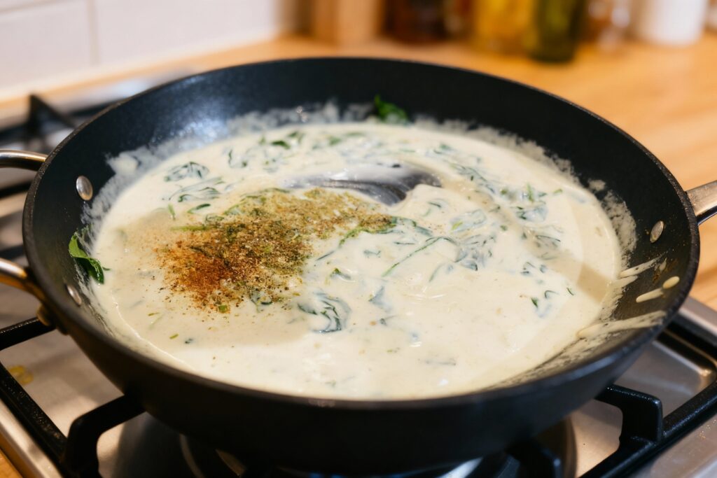 15-Minute Shrimp and Spinach Tortellini Alfredo