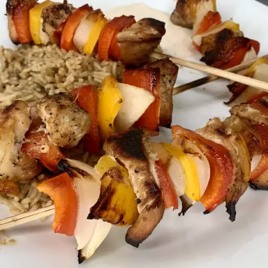 Oven Baked Chicken Kabobs