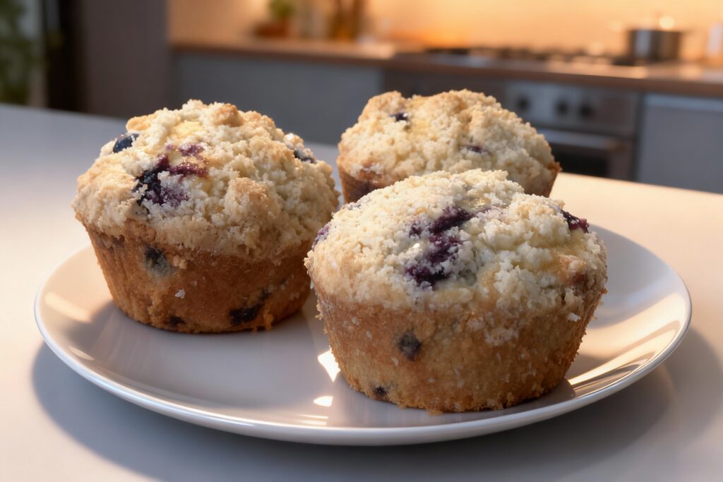 Blueberry Crumb Muffins