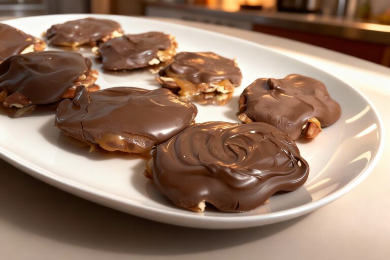Chocolate Pecan Caramel Turtles