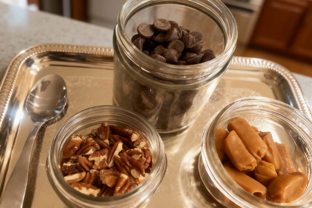 Chocolate Pecan Caramel Turtles