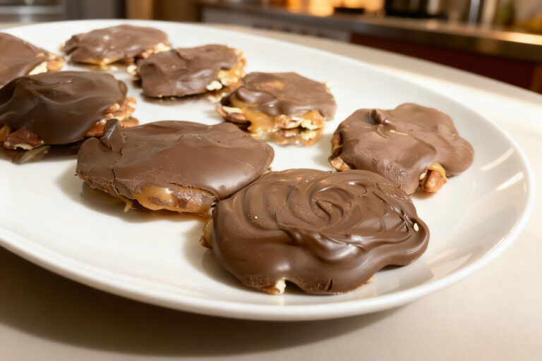 Chocolate Pecan Caramel Turtles