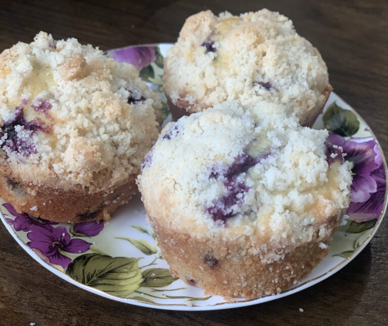 Blueberry Crumb Muffins