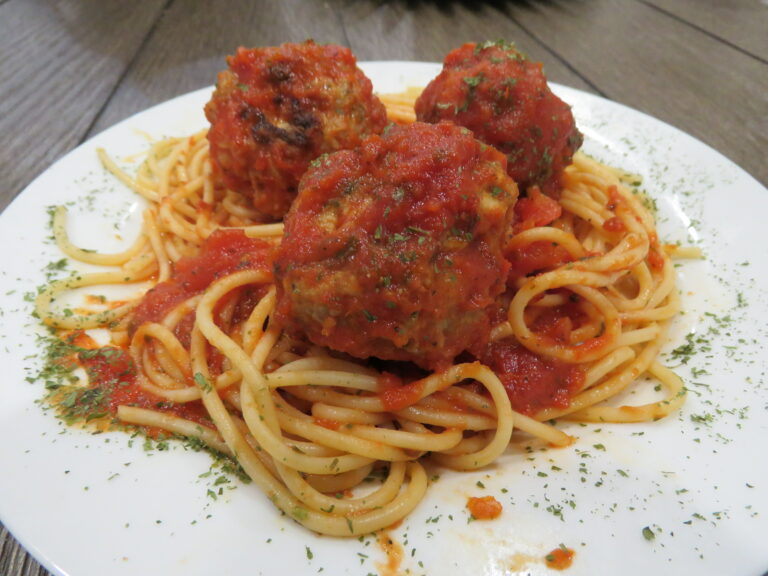 Spaghetti and Turkey Meatballs
