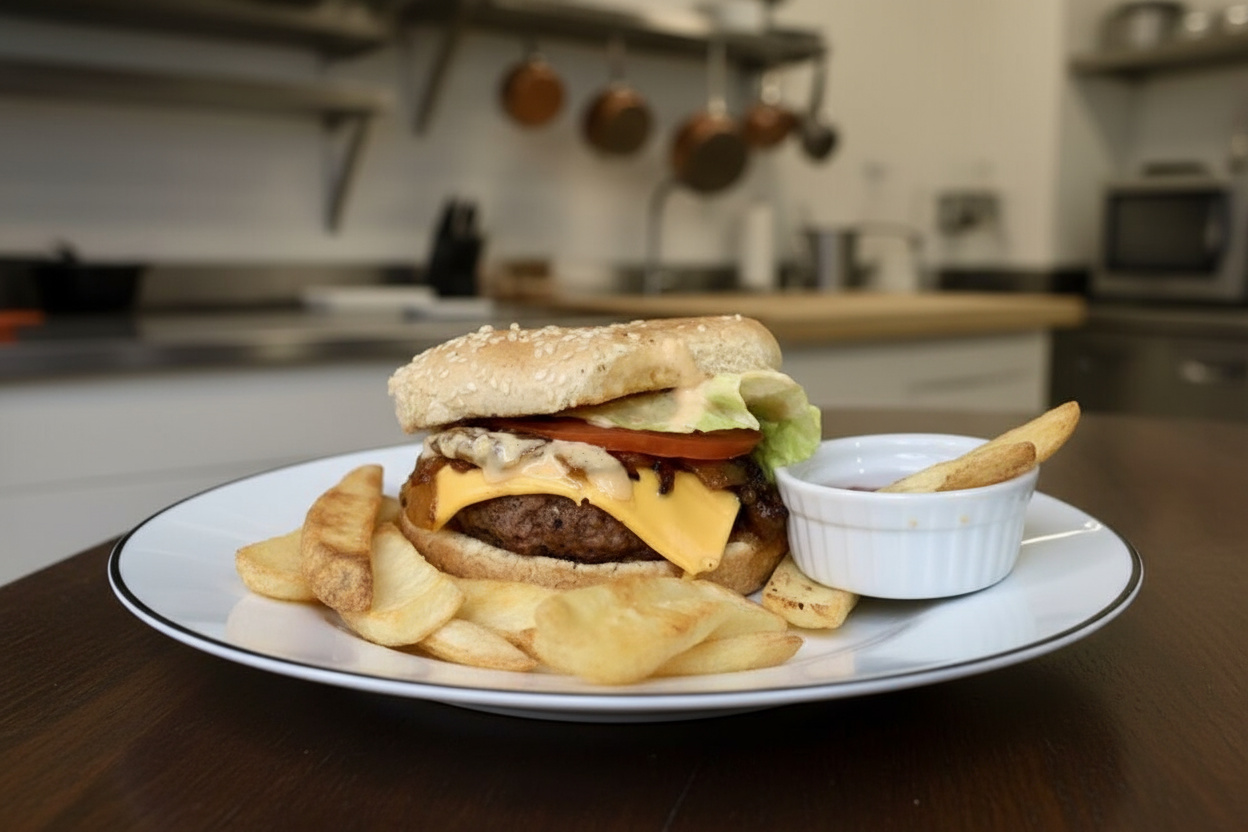 Juicy Stovetop Cheeseburgers