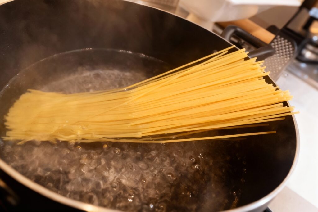 Lemon Garlic Butter Spaghetti with Seared Chicken