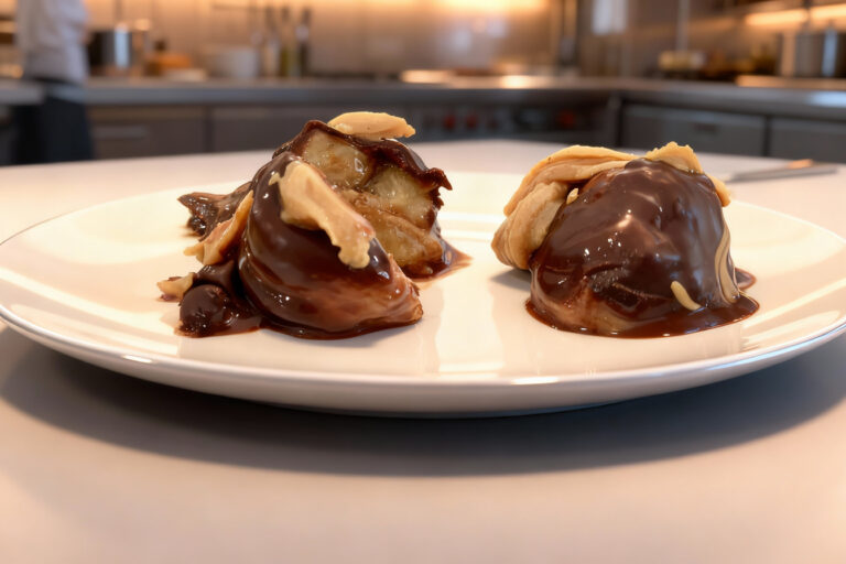Peanut Butter and Chocolate Banana Poppers