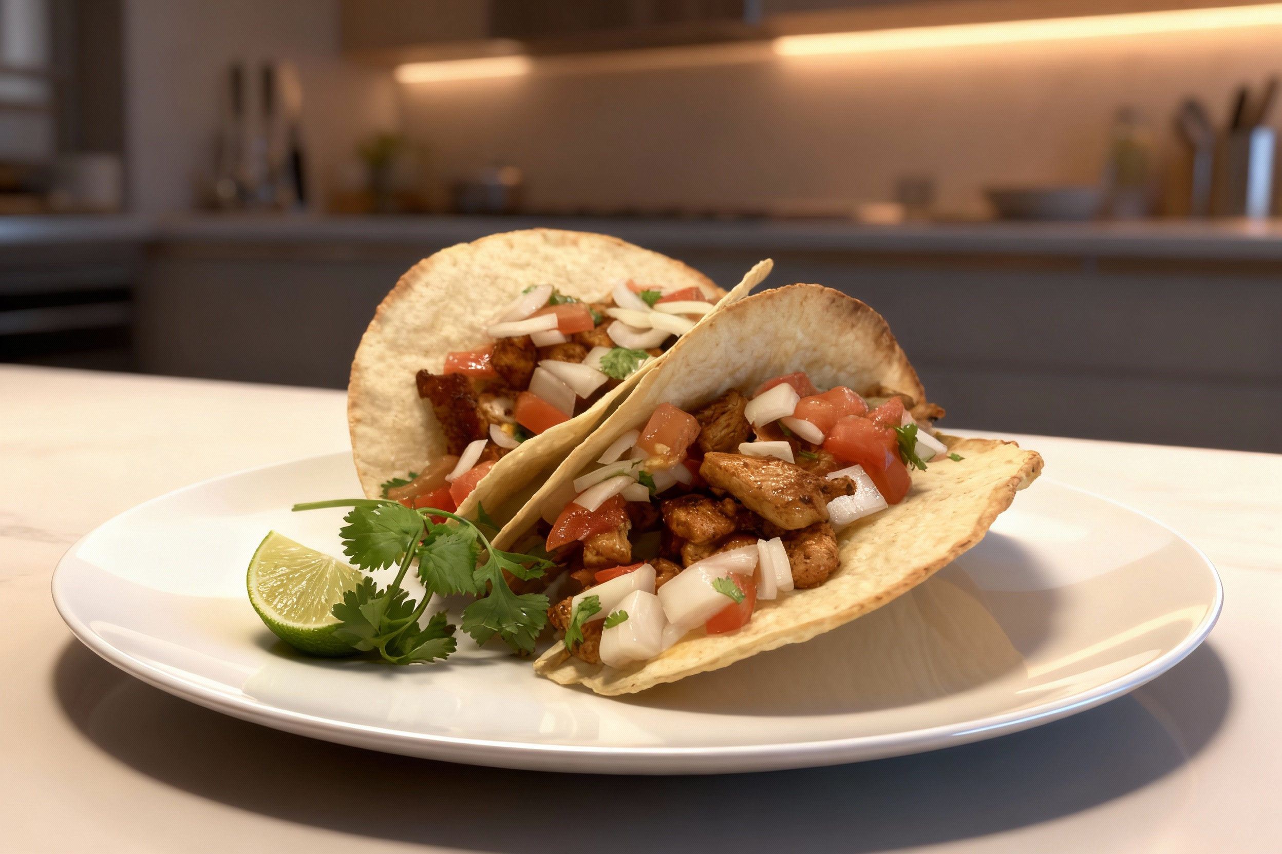 Soft Shell Chicken Tacos