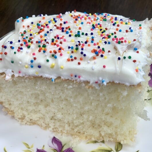 Basic Vanilla Sheet Cake