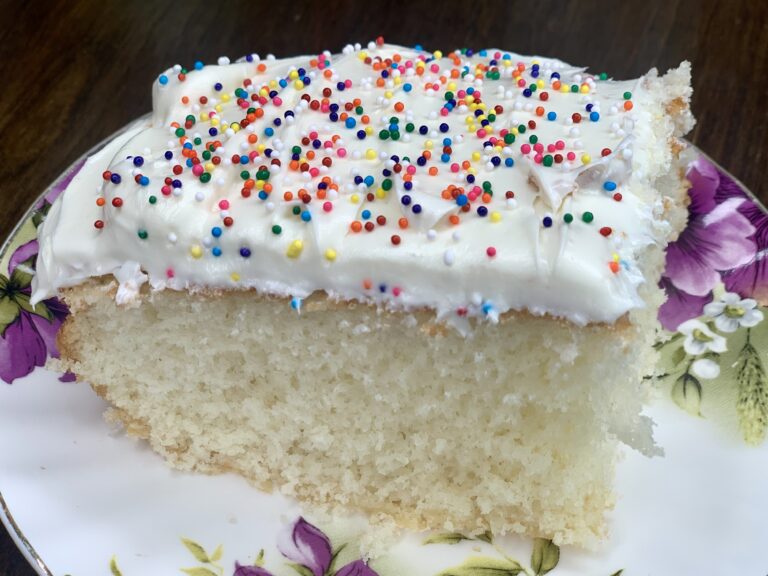 Basic Vanilla Sheet Cake