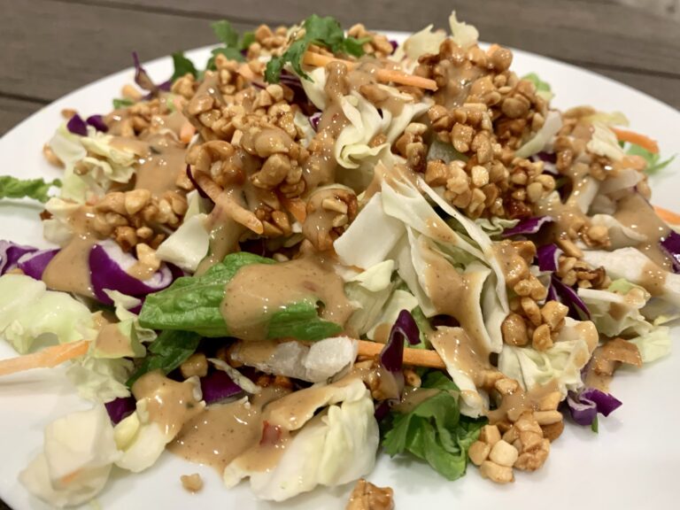 Sweet Peanut Cabbage Salad