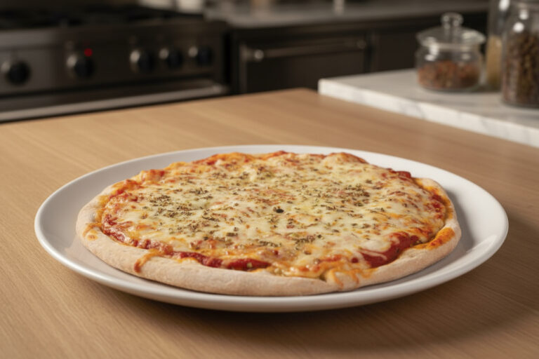 Cast-Iron Skillet Cheese Pizza