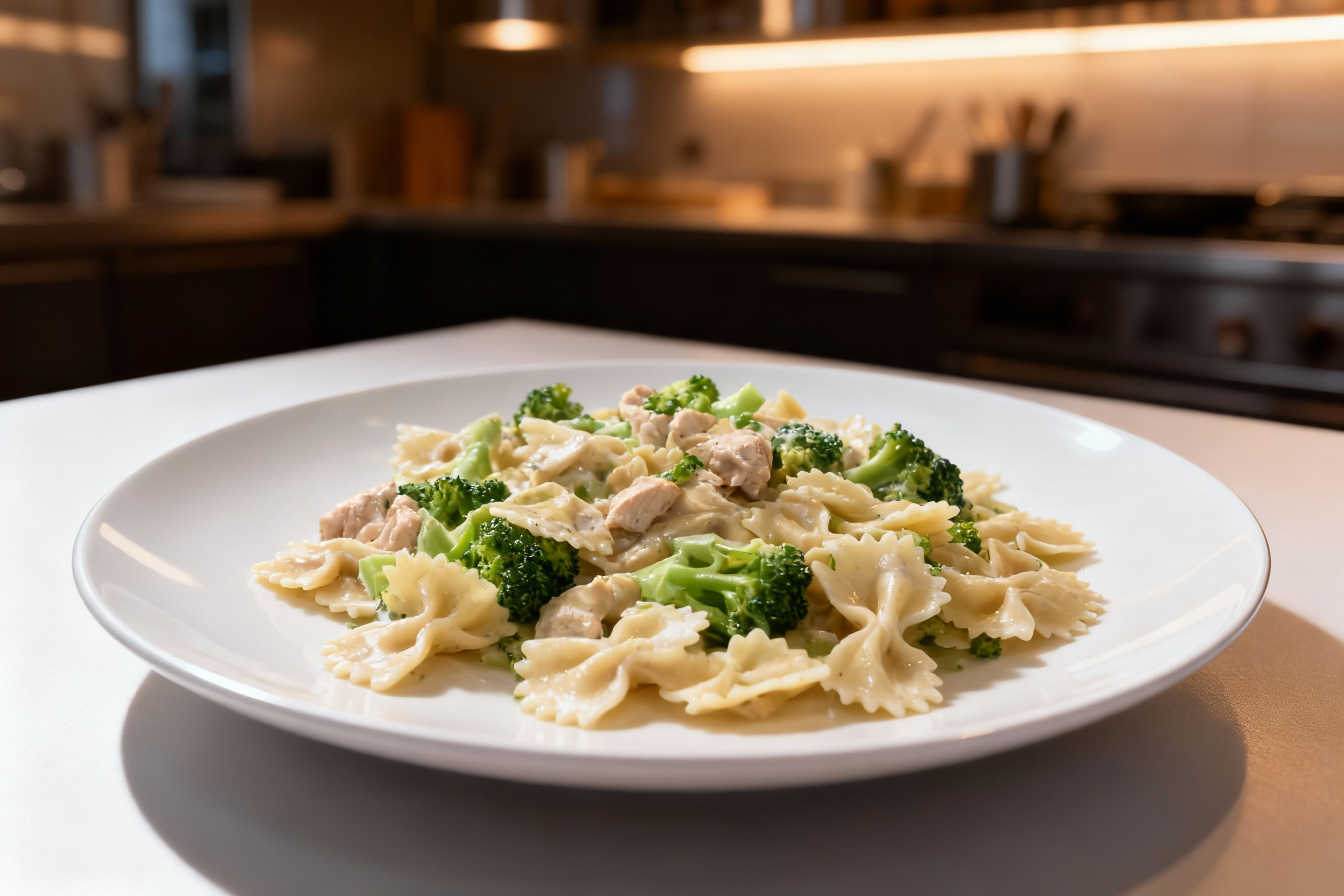 Chicken and Broccoli Alfredo Pasta