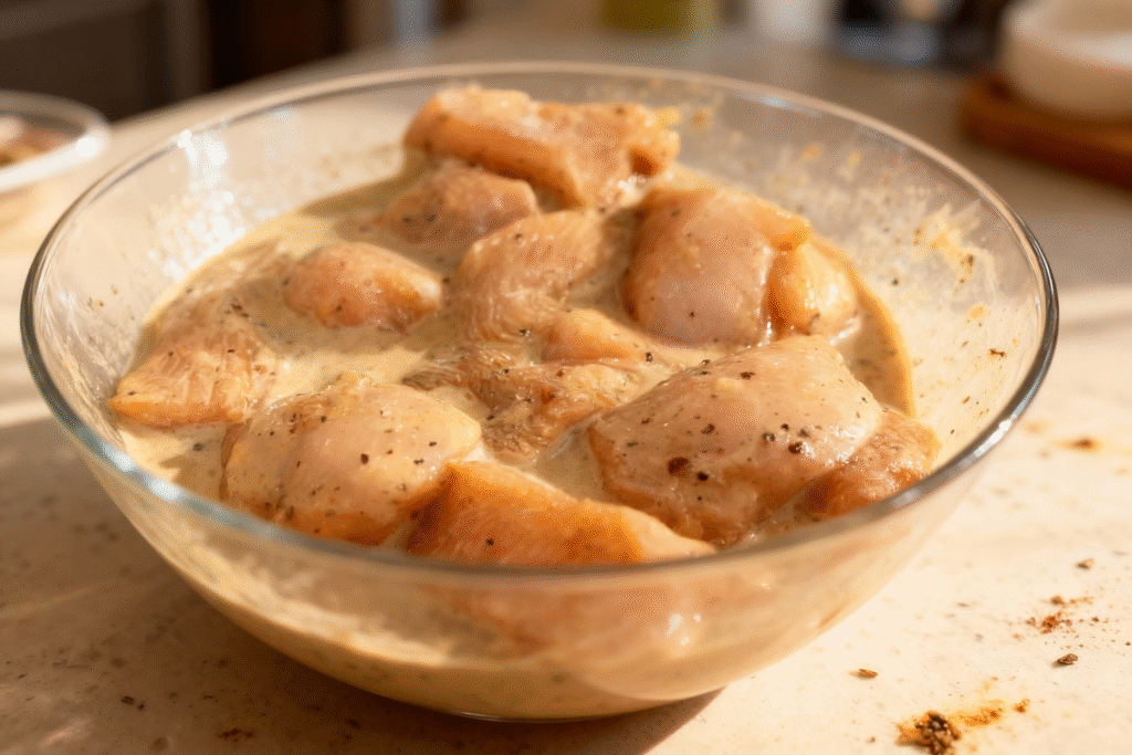 Oven Baked Chicken Kabobs