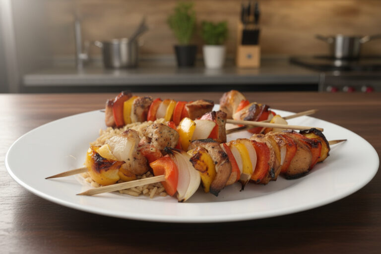 Oven Baked Chicken Kabobs