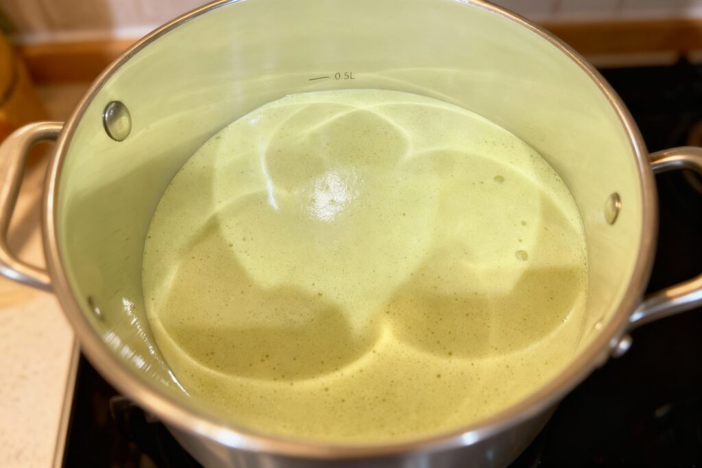 Penne Pasta with Green Sauce