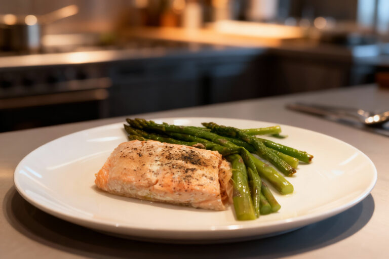 Salmon and Asparagus in Foil