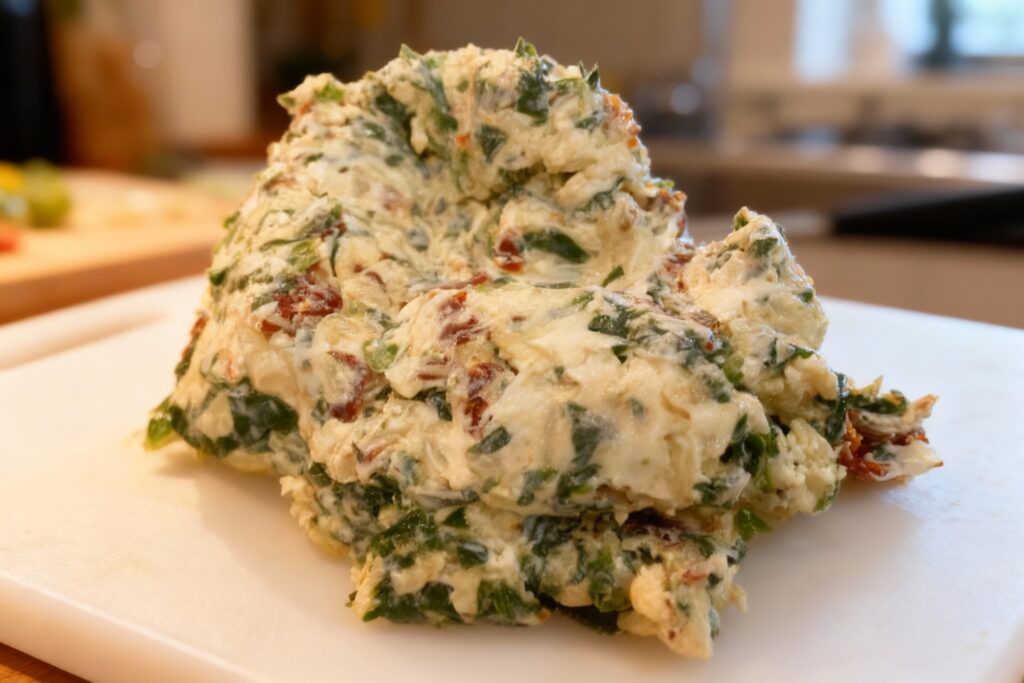 Stuffed Chicken Over Pasta