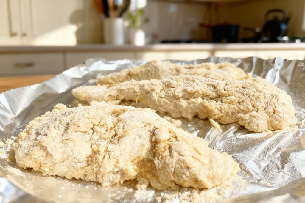 Sweet Oven Baked Chicken Fingers