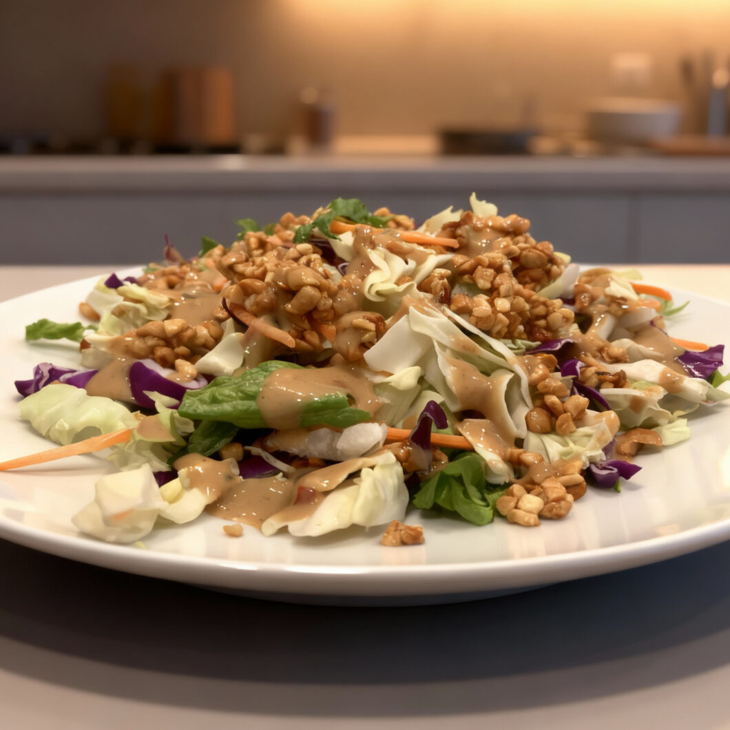 Sweet Peanut Cabbage Salad