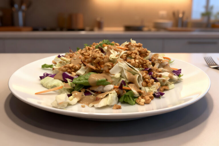 Sweet Peanut Cabbage Salad