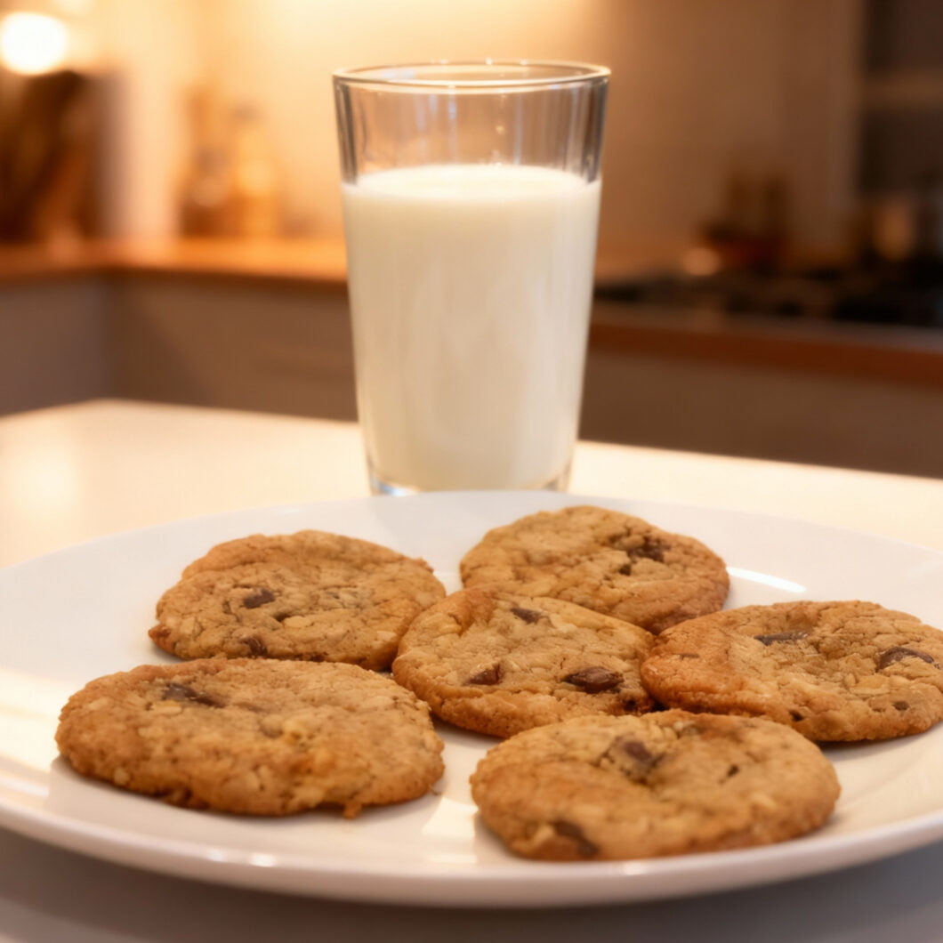 Chocolate Chip Cookies with Oatmeal