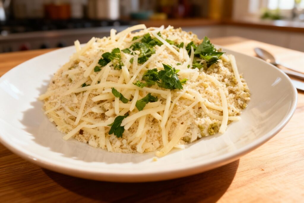 Easy Oven Baked Chicken Parmesan with Fusilli Pasta