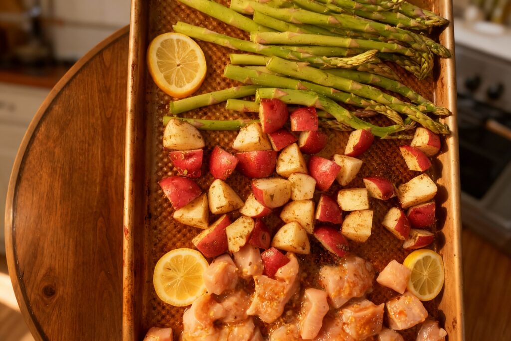 Easy Sheet Pan Chicken and Veggies