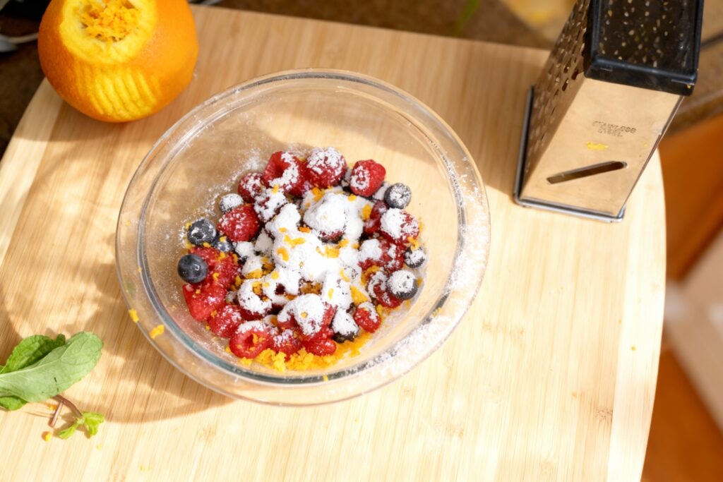 Mango Dessert Parfaits for Two