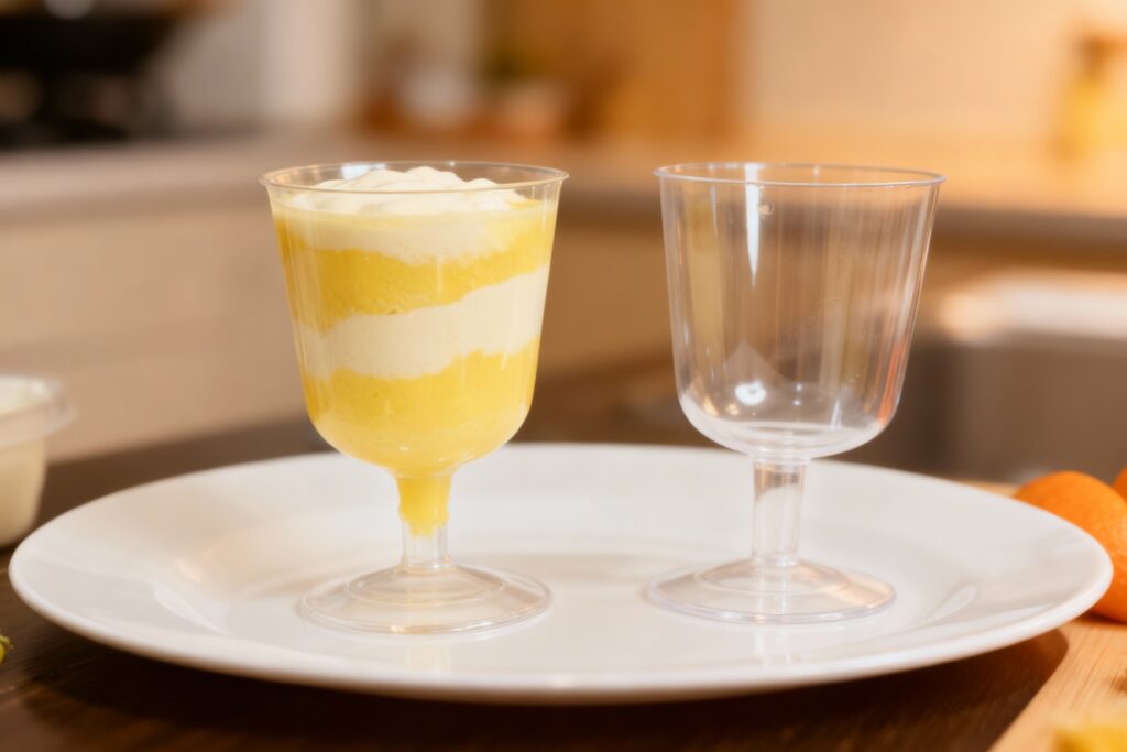 Mango Dessert Parfaits for Two