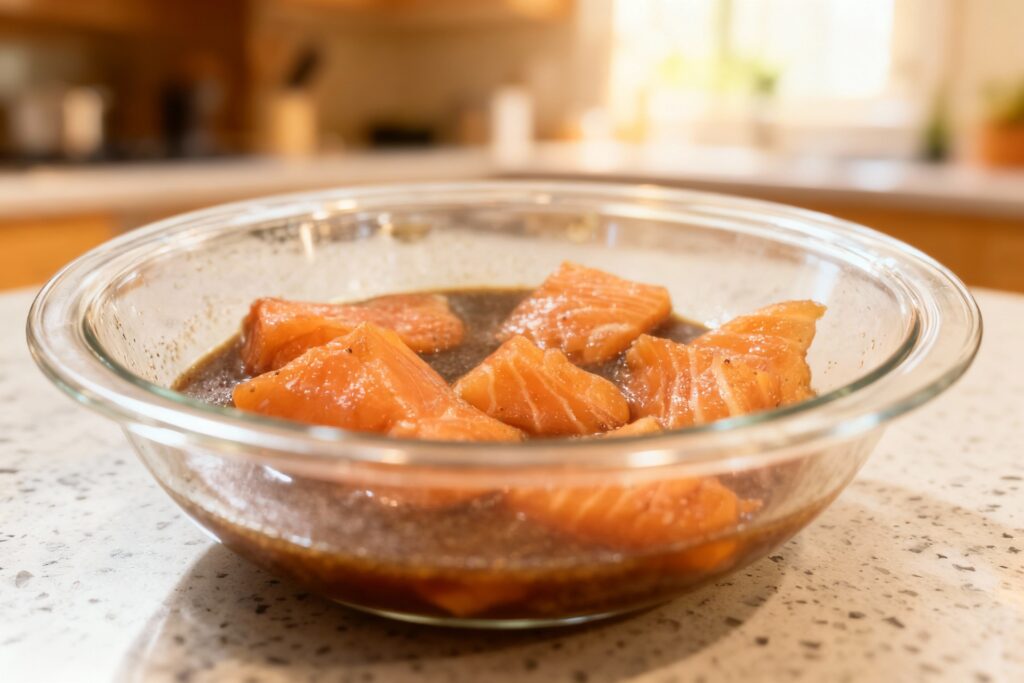 Salmon Teriyaki Bowls for Two