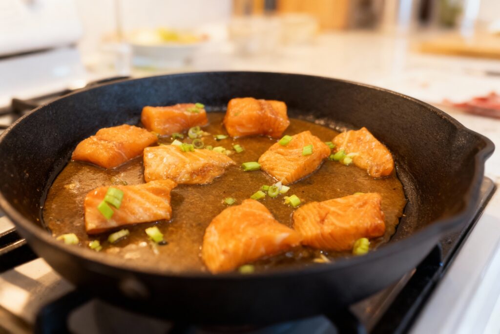 Salmon Teriyaki Bowls for Two