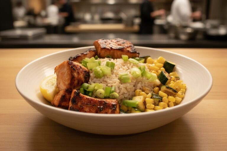 Salmon Teriyaki Bowls for Two
