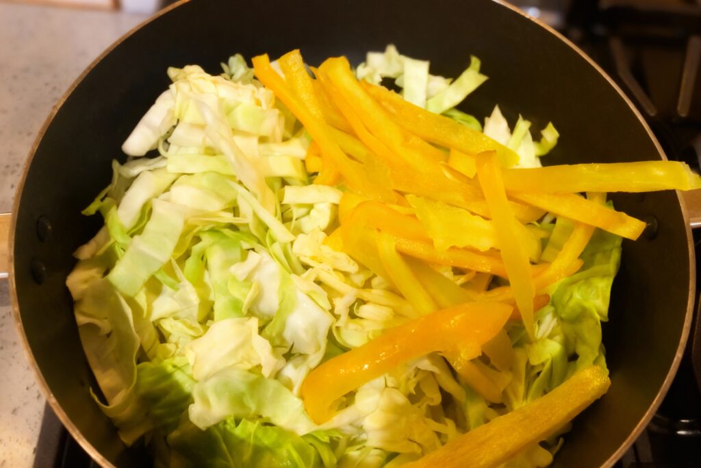 Spiced Chicken and Sweet Cabbage