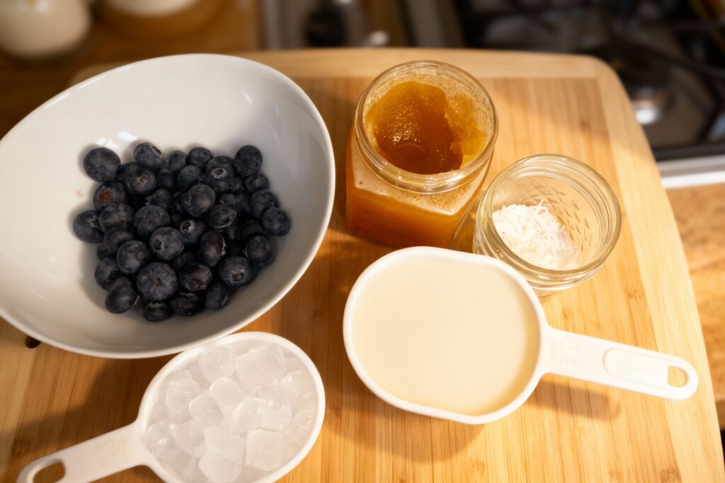 Blueberry Smoothie Popsicles