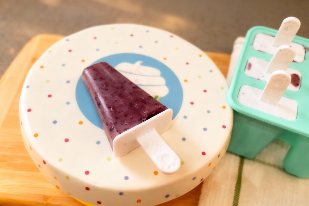 Blueberry Smoothie Popsicles