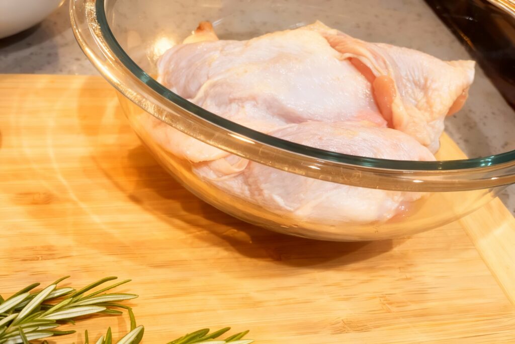 Brown Sugar Crusted Chicken Thighs