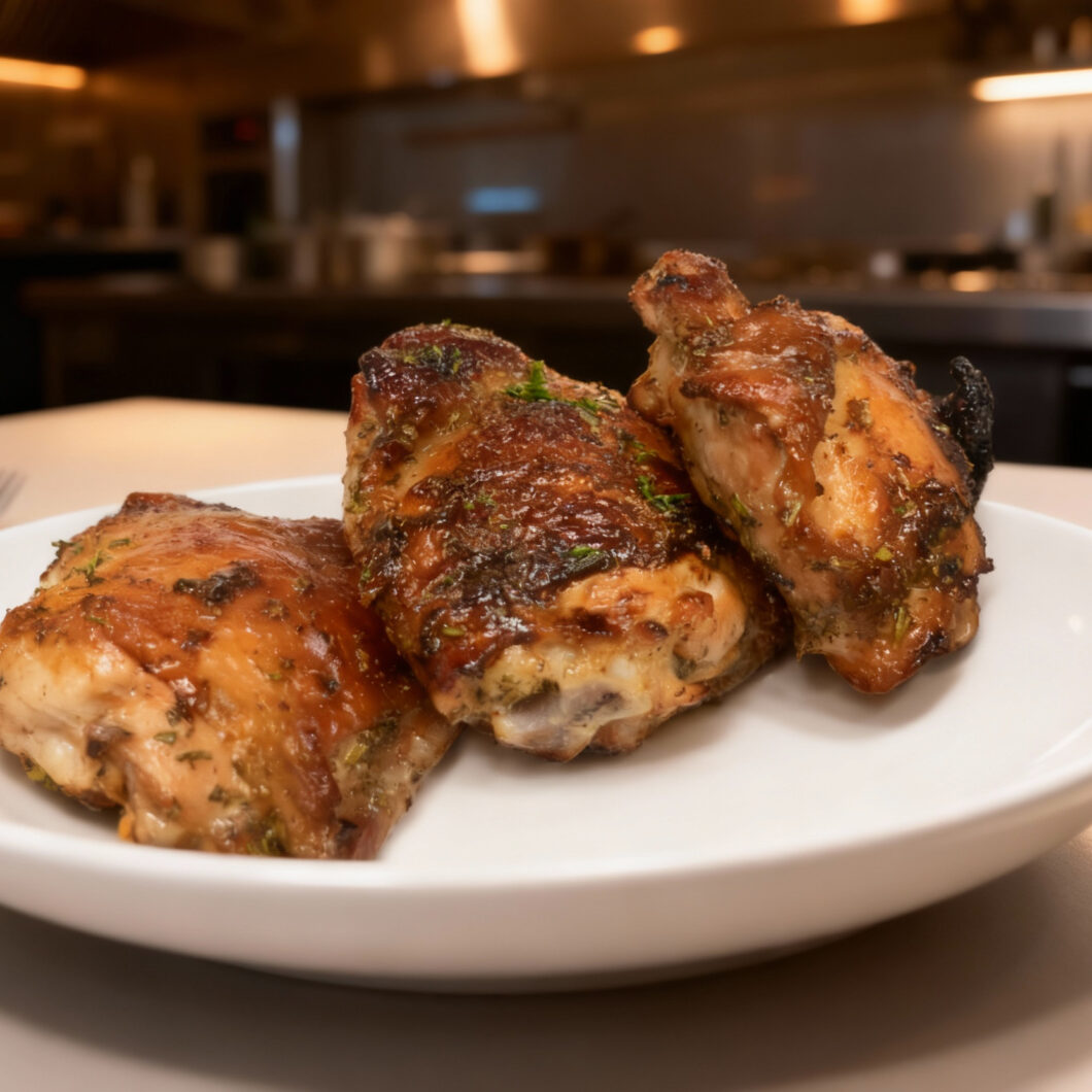 Brown Sugar Crusted Chicken Thighs