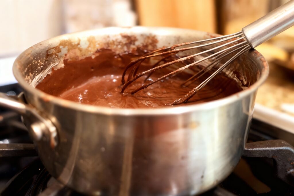 Chocolate Frosted Southern Yellow Cake