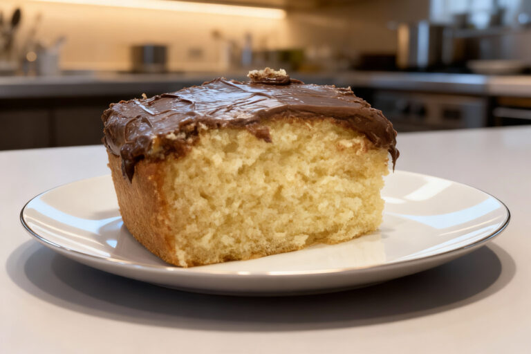 Chocolate Frosted Southern Yellow Cake
