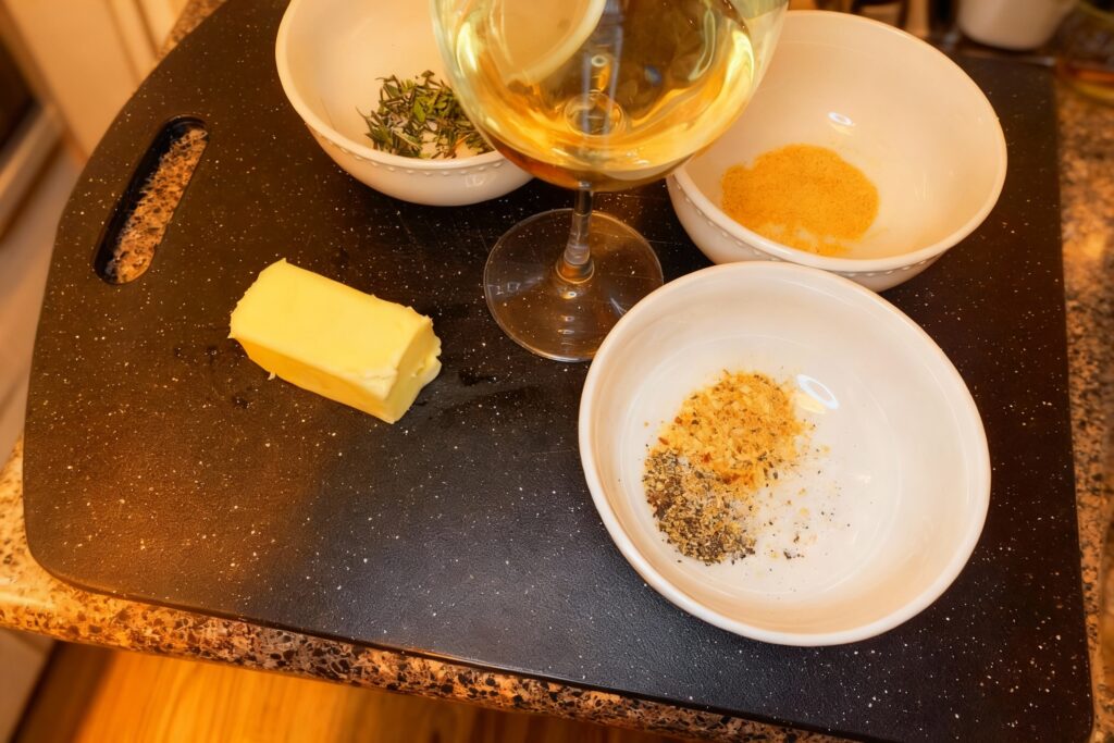 Buttery Shrimp Pappardelle Pasta